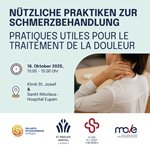 Nützliche Praktiken zur Schmerzbehandlung: Infostand am  16. Oktober